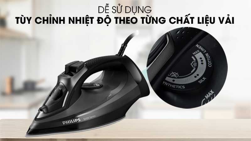 Bàn ủi hơi nước Philips DST5040/80 - Hàng chính hãng