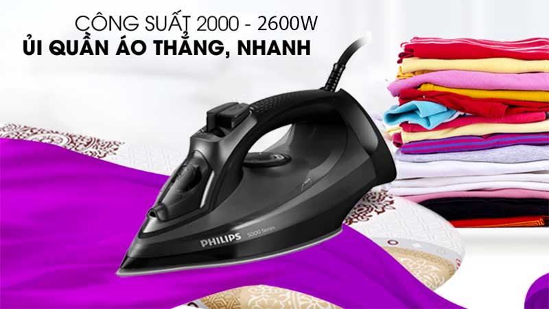 Bàn ủi hơi nước Philips DST5040/80 - Hàng chính hãng