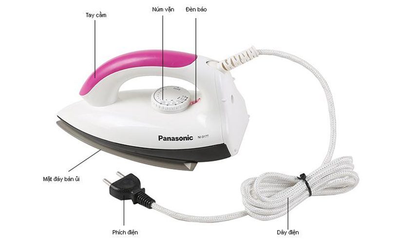 Bàn ủi khô Panasonic PABU-NI-317TVRA - Hàng chính hãng