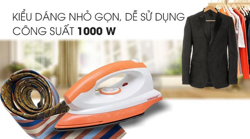 Bàn ủi khô Sunhouse SHDI-1070 - Hàng chính hãng