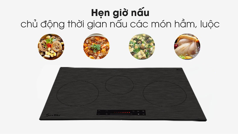 Bếp 3 điện từ Sevilla SV-337II - Hàng chính hãng