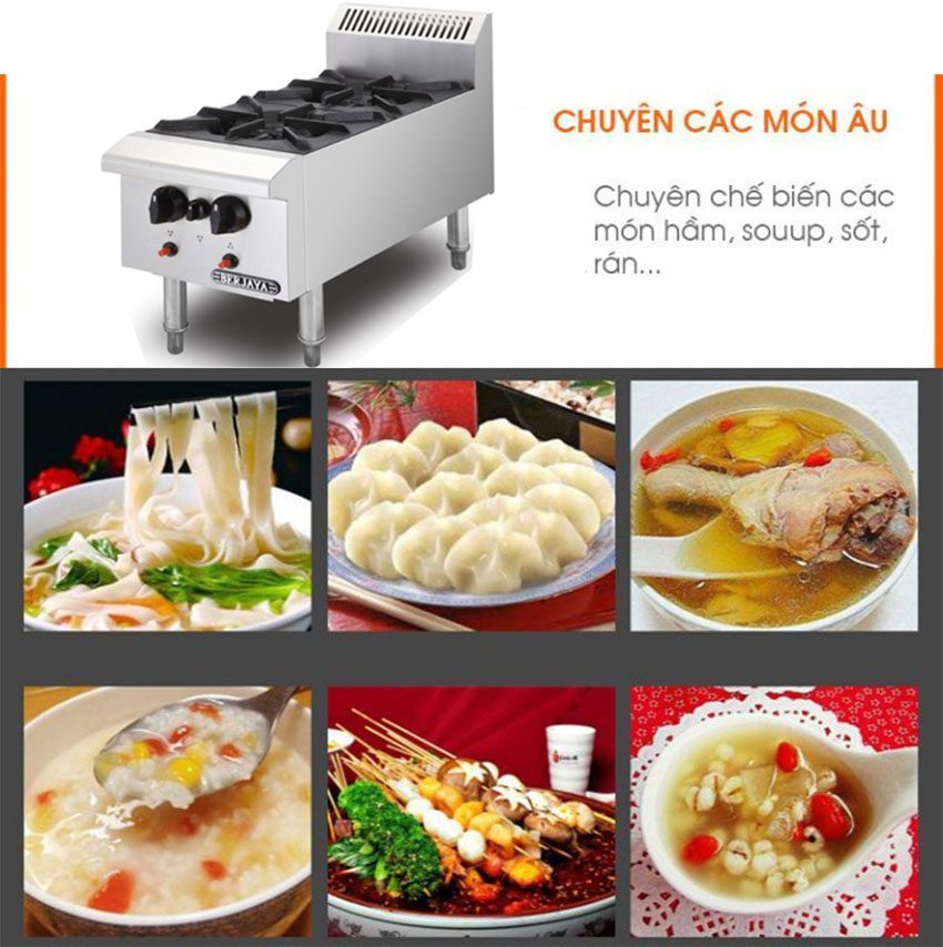 Bếp âu hai họng gas Berjaya OB2-17 - Hàng chính hãng