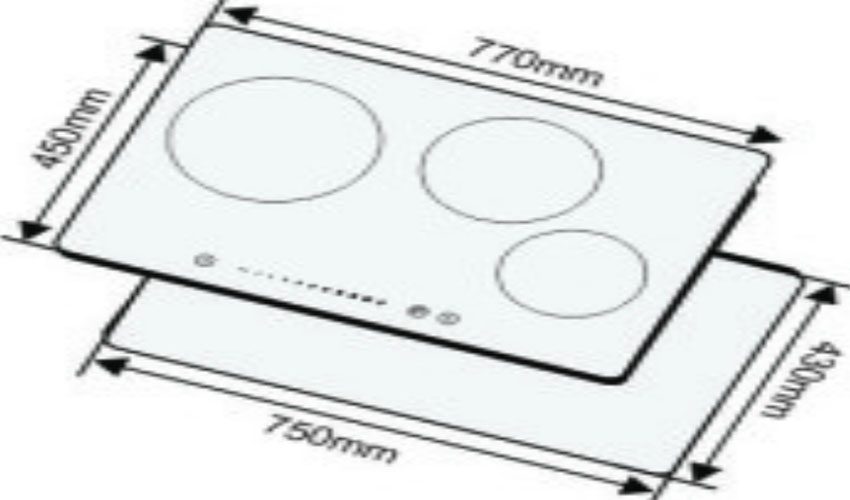 Bếp ba điện từ kết hợp hồng ngoại Grasso GS-39IT - Hàng chính hãng