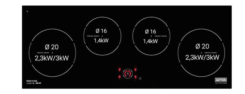Bếp bốn từ Giovani G-490 RT - Hàng chính hãng