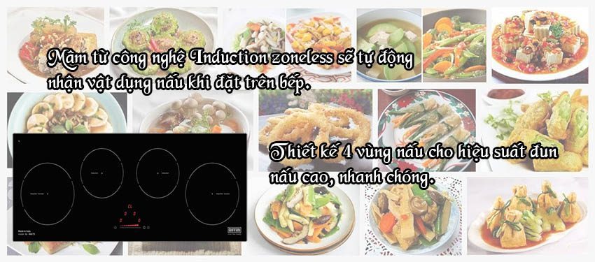Bếp bốn từ Giovani G-490 TS - Hàng chính hãng