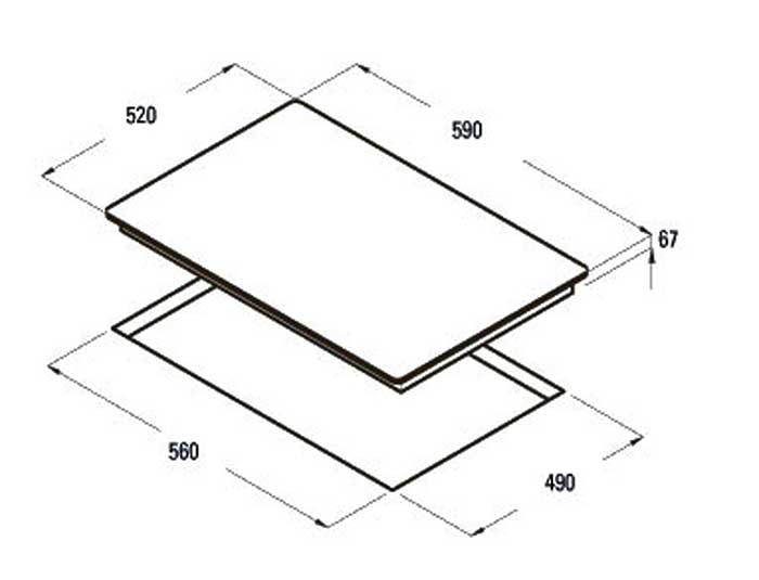 Bếp ba hồng ngoại Cata TT 603 - Hàng chính hãng