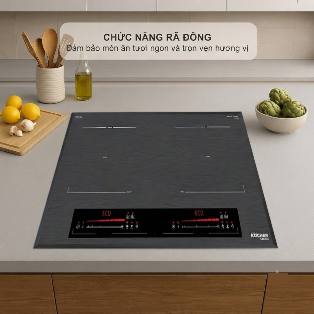 Bếp điện từ đôi Kocher DI-339 PRO - Hàng chính hãng