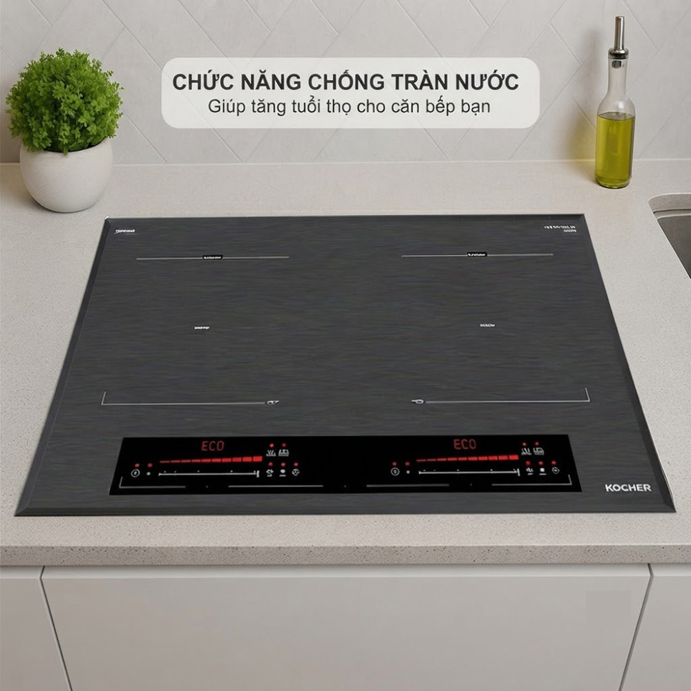 Bếp điện từ đôi Kocher DI-339 PRO - Hàng chính hãng