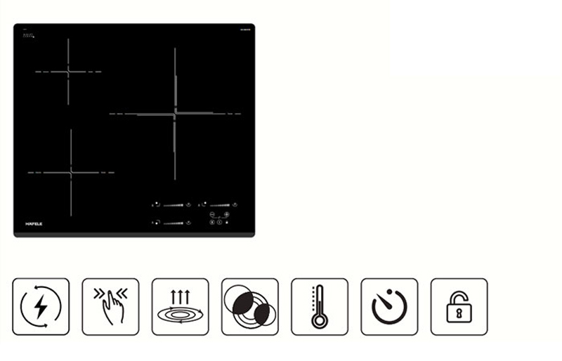 Bếp từ 3 vùng nấu Hafele HC-I6037B - Hàng chính hãng