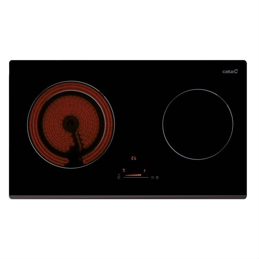 Bếp đôi hồng ngoại và cảm ứng từ Cata IT 7002 BK - Hàng chính hãng