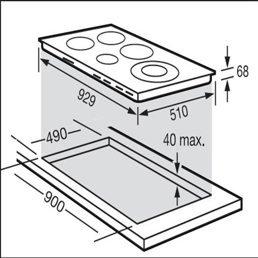 Bếp điện từ Fagor IF-900BS - Hàng chính hãng