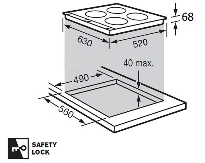 Bếp điện từ Fagor IF-ZONE40HS - Hàng chính hãng