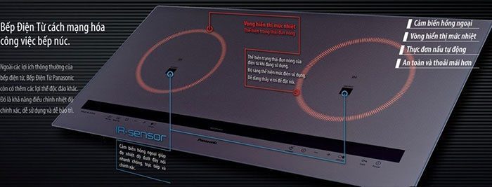 Bếp điện từ Panasonic KY-C227E - Hàng chính hãng