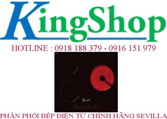 Bếp điện từ 3 lò Sevilla SV-813IC - Hàng chính hãng