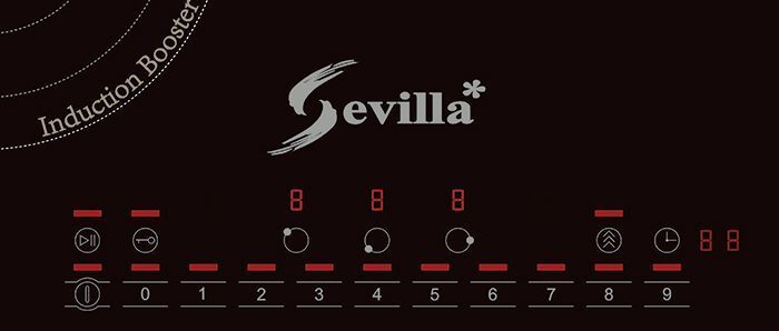 Bếp điện từ 3 lò Sevilla SV-813IC - Hàng chính hãng