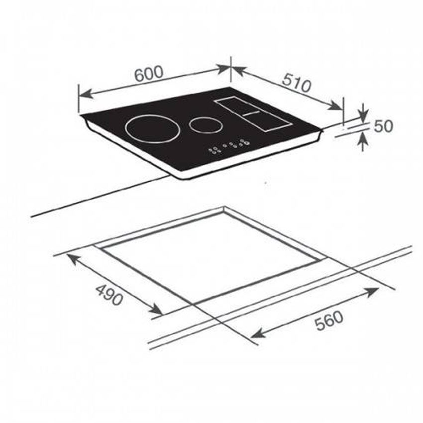 Bếp điện từ Teka IRF 641 - Hàng chính hãng