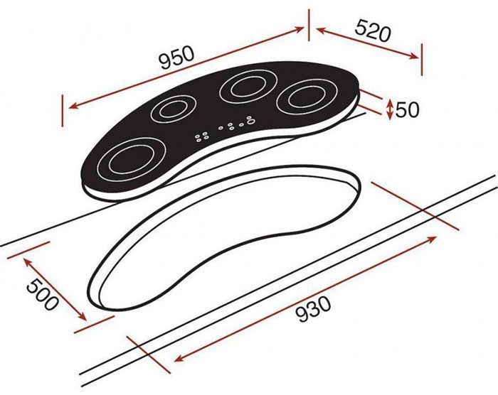 Bếp điện từ Teka VLTC 95 4L - Hàng chính hãng