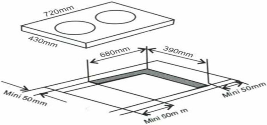 Bếp điện từ âm Arber AB-888 - Hàng chính hãng