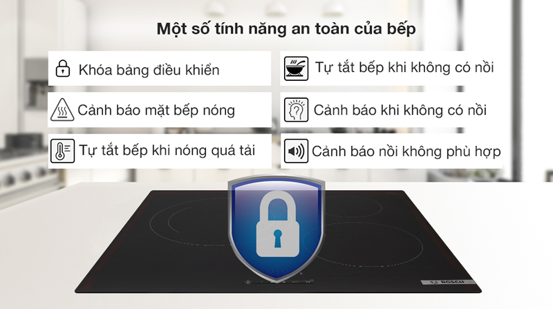 Bếp điện từ Bosch PUJ61RBB5E - Hàng chính hãng