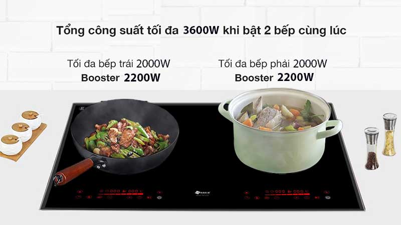 Bếp điện từ đôi Arber AB-2020 - Hàng chính hãng