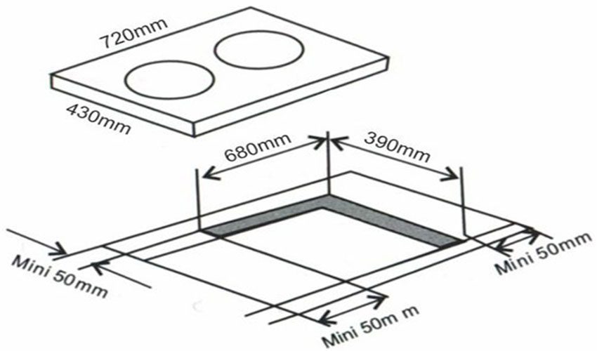 Bếp điện từ đôi Arber AB-388S - Hàng chính hãng