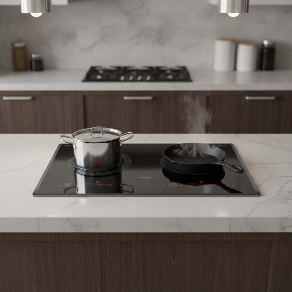 Bếp điện từ đôi Canzy CZ T52 SERI II - Hàng chính hãng