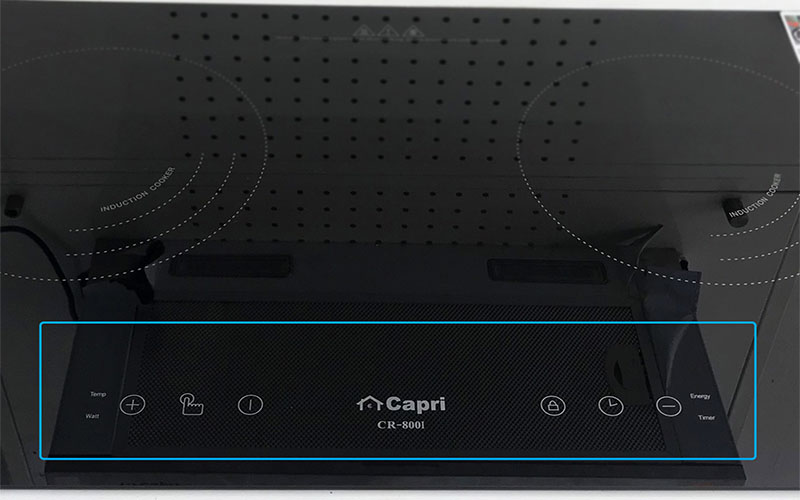 Bếp điện từ đôi Capri CR-800I - Hàng chính hãng