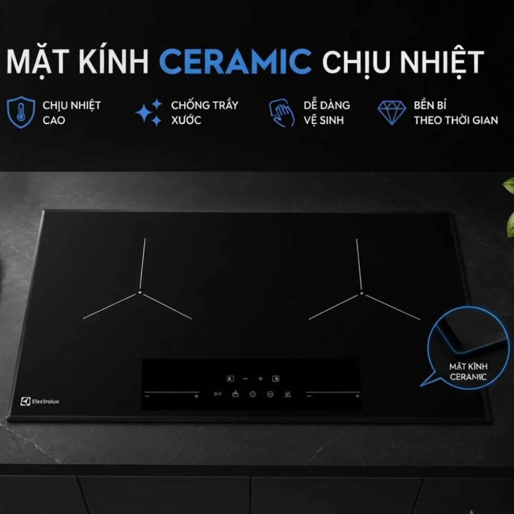 Bếp điện từ đôi âm Electrolux ​EHI8278BF - Hàng chính hãng