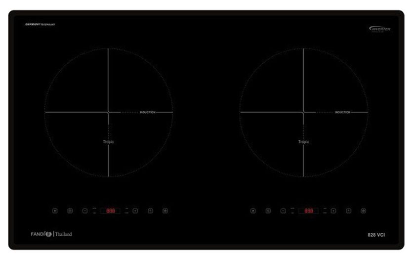 Bếp điện từ đôi Fandi FD-828 VCI - Hàng chính hãng