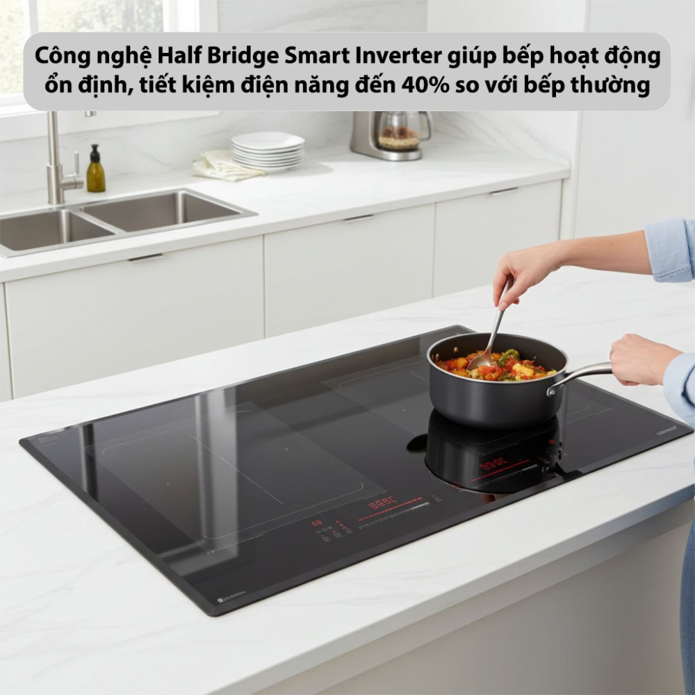 Bếp điện từ đôi GrandX GX-IH855Pro - Hàng chính hãng