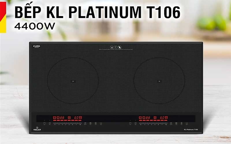 Bếp điện từ đôi Inverter Kieler KL-PLATINUM-T106 - Hàng chính hãng