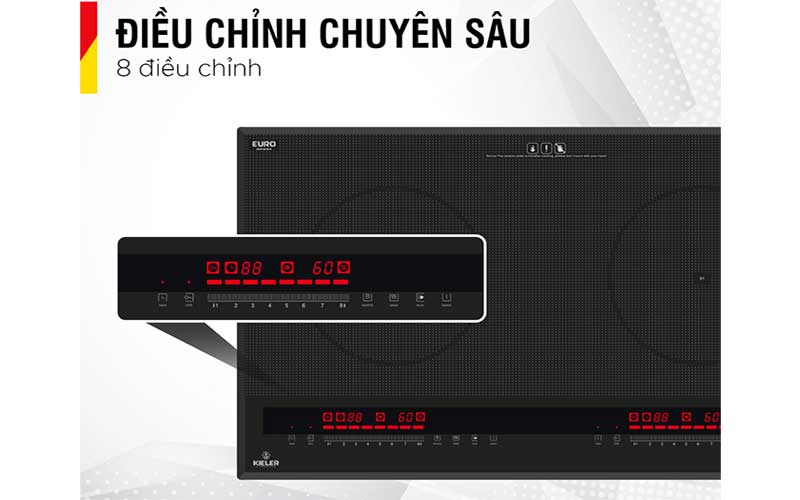 Bếp điện từ đôi Inverter Kieler KL-PLATINUM-T106 - Hàng chính hãng