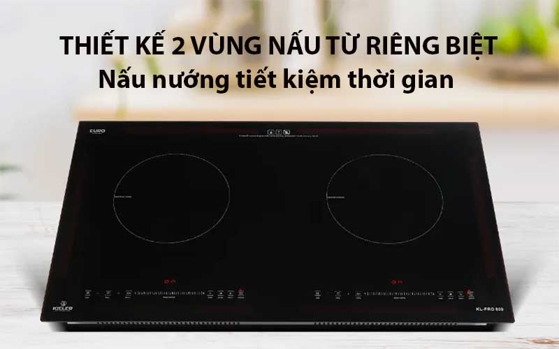 Bếp điện từ đôi Inverter Kieler KL-PRO809  - Hàng chính hãng