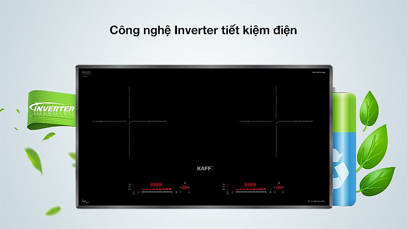 Bếp điện từ đôi Kaff KF-FL68II NEW PLUS - Hàng chính hãng
