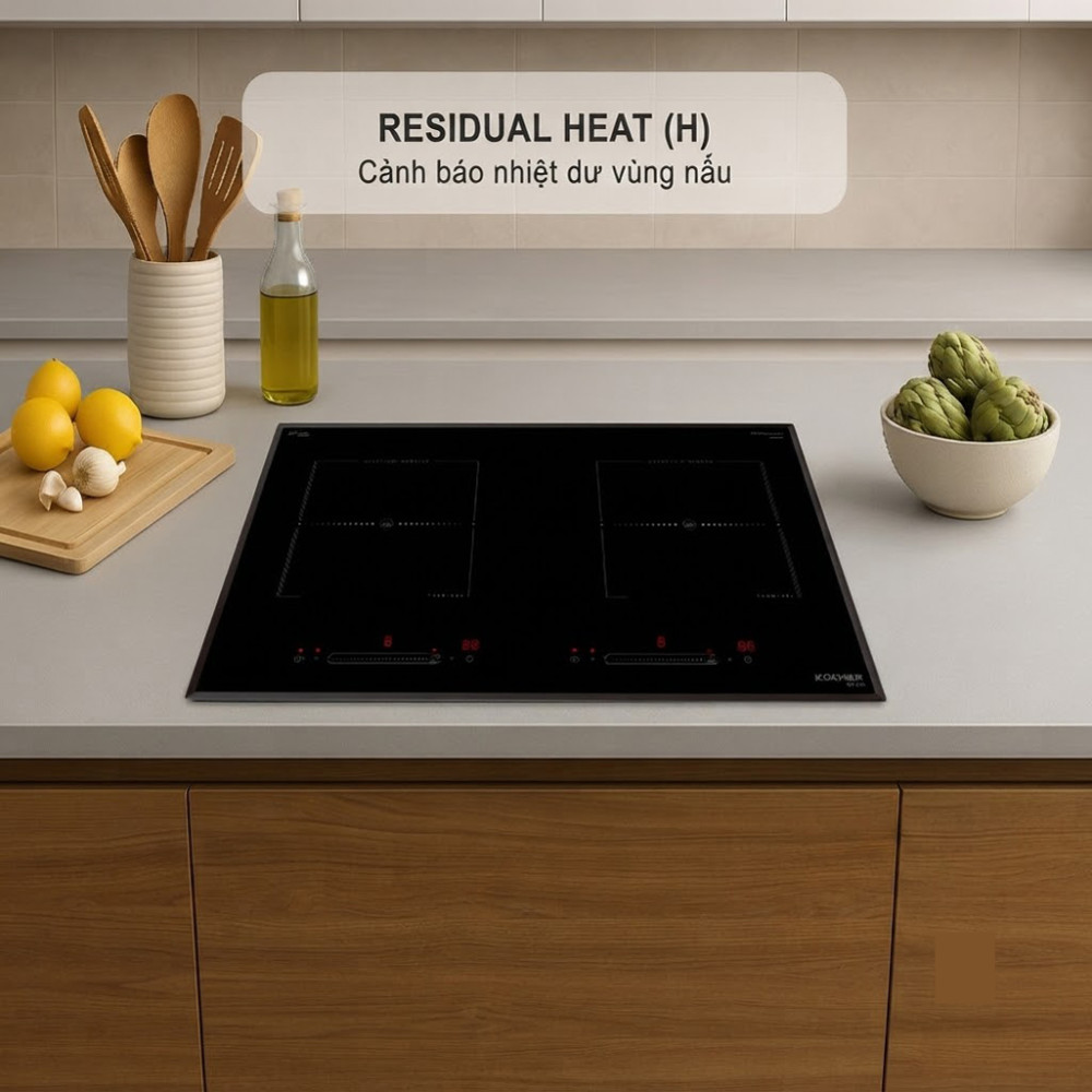 Bếp điện từ đôi Kocher DI-220 - Hàng chính hãng