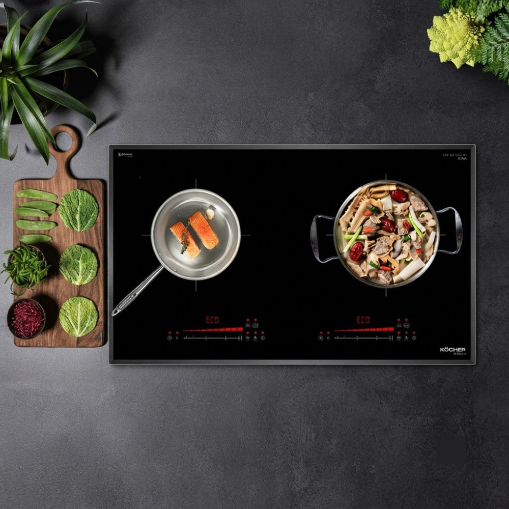 Bếp điện từ đôi từ Kocher DI-332PRO - Hàng chính hãng