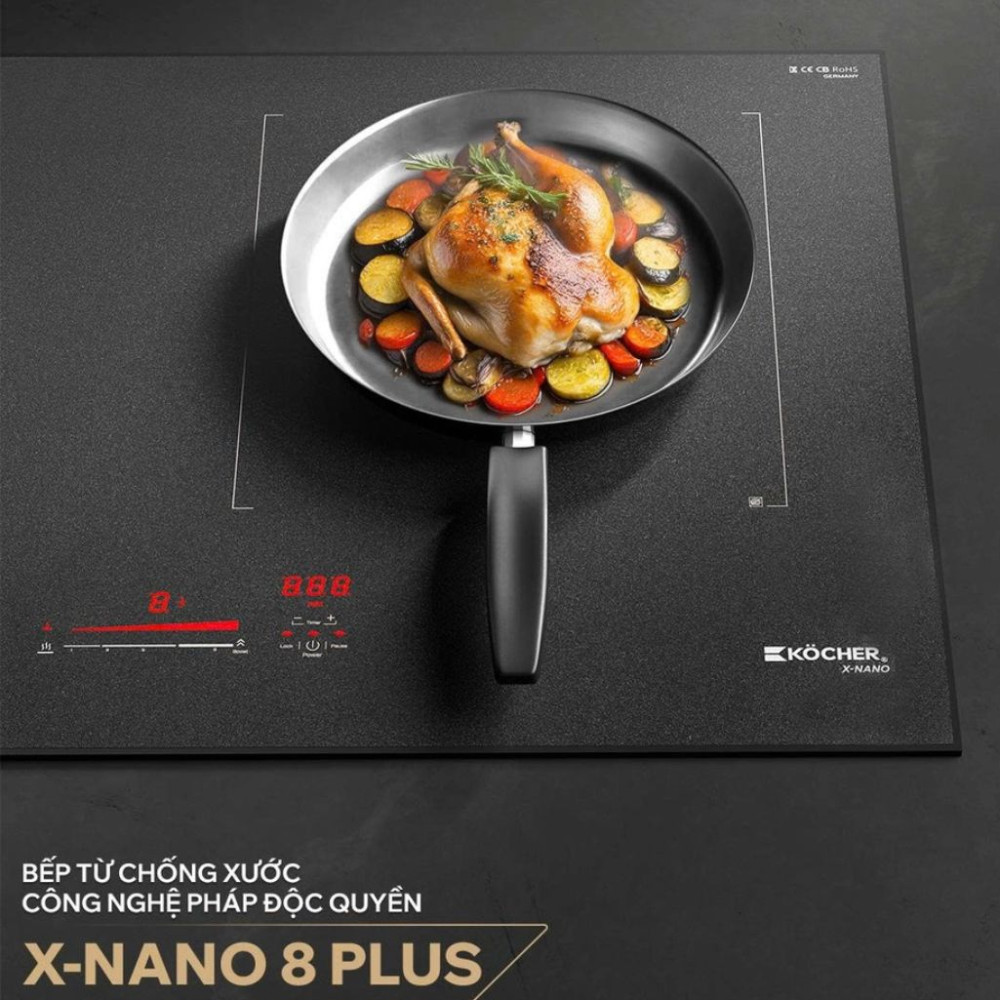 Bếp điện từ đôi Kocher X NANO 8 - Hàng chính hãng