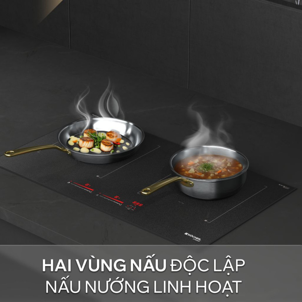 Bếp điện từ đôi Kocher X NANO 8 - Hàng chính hãng