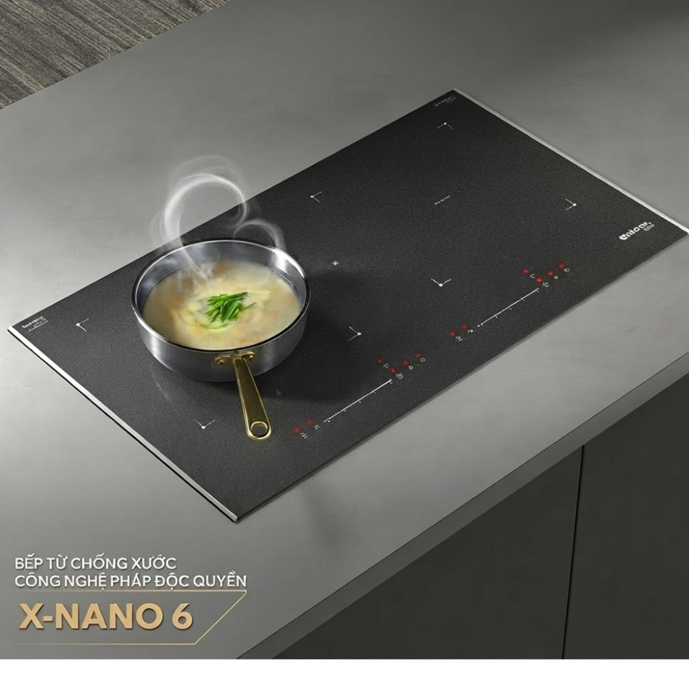 Bếp điện từ 2 vùng nấu Kocher X-NANO 6 - Hàng chính hãng