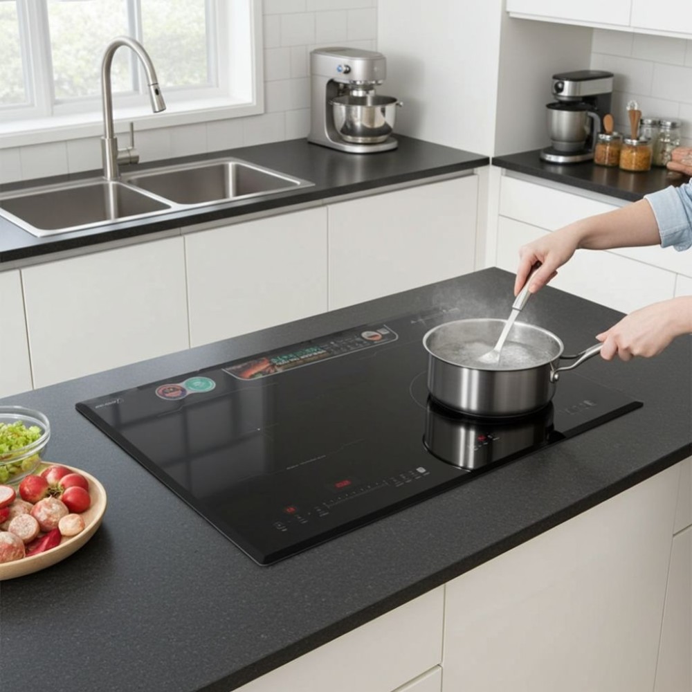 Bếp điện từ đôi Livotec LID-990M - Hàng chính hãng
