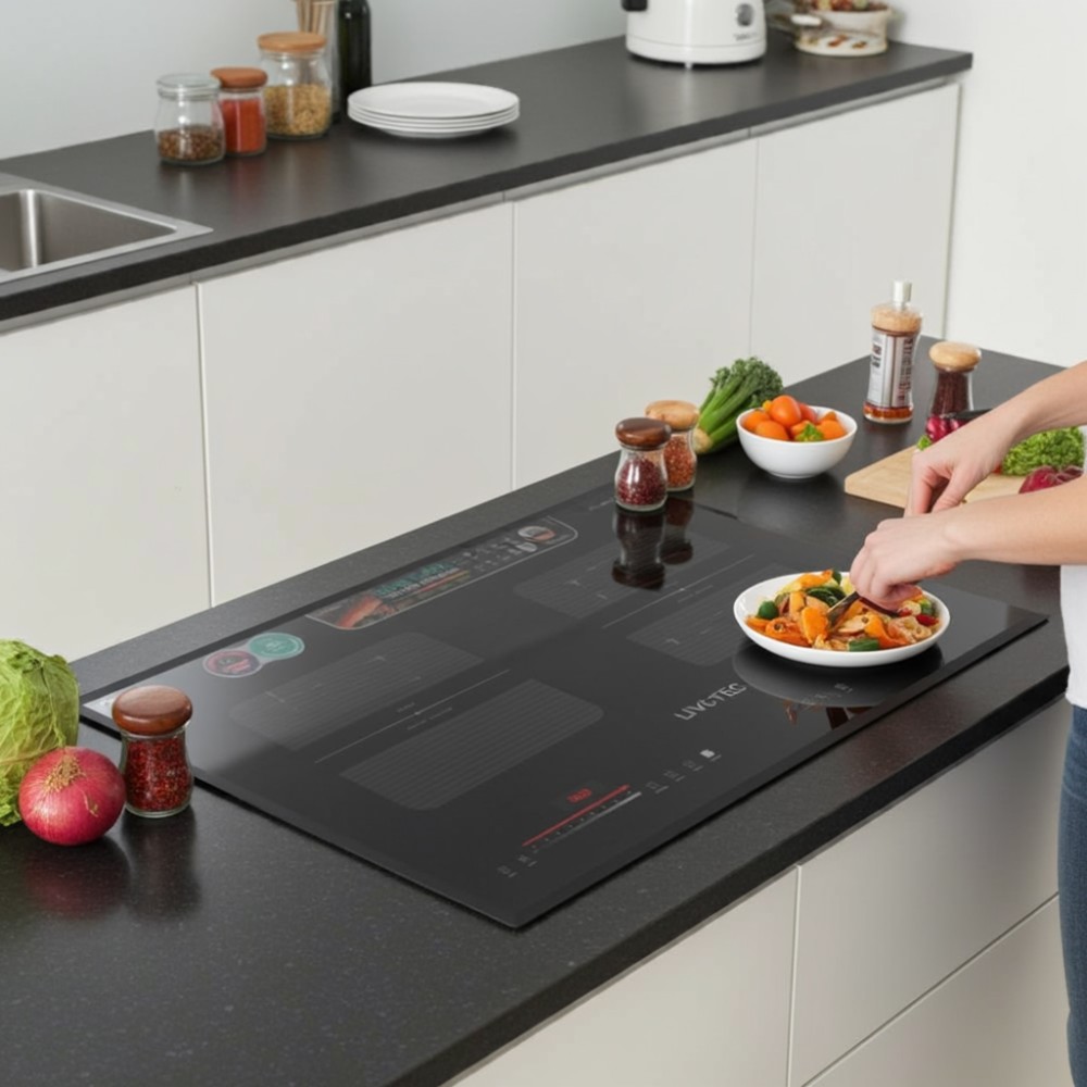 Bếp diện từ đôi Livotec LID-999M - Hàng chính hãng