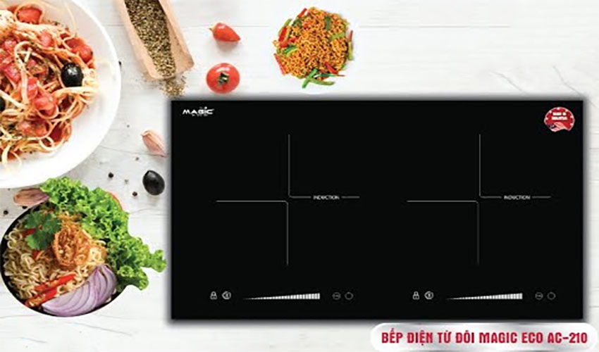Bếp điện từ đôi Magic Eco AC-210 - Hàng chính hãng