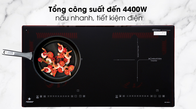 Bếp điện từ đôi Pramie PRTH-2109 - Hàng chính hãng