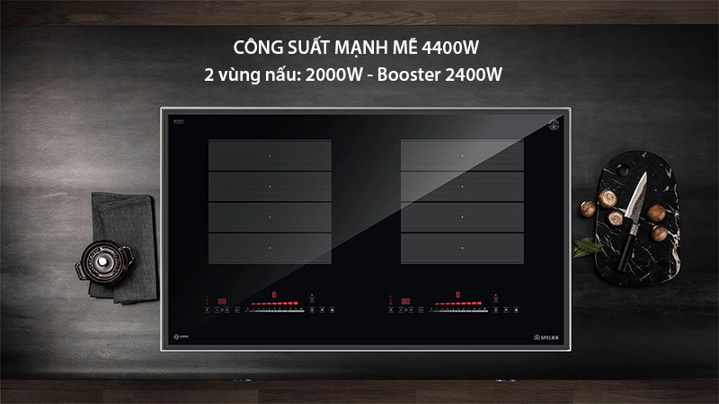 Bếp điện từ đôi Spelier SPE-IC-1188-EG - Hàng chính hãng