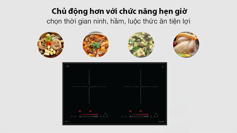 Bếp điện từ đôi Spelier STL-530S - Hàng chính hãng