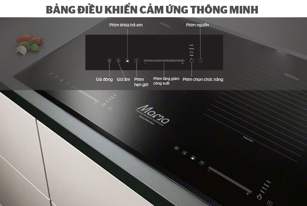 Bếp điện từ đôi Sunhouse MMB-88HL - Hàng chính hãng