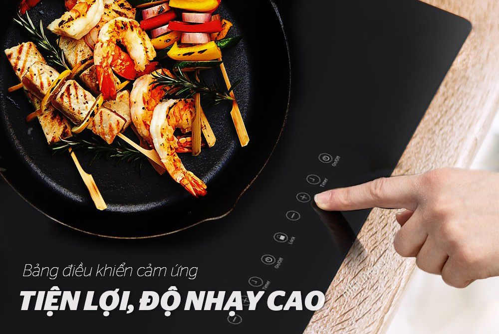 Bếp điện từ đôi Sunhouse SHB8100 - Hàng chính hãng