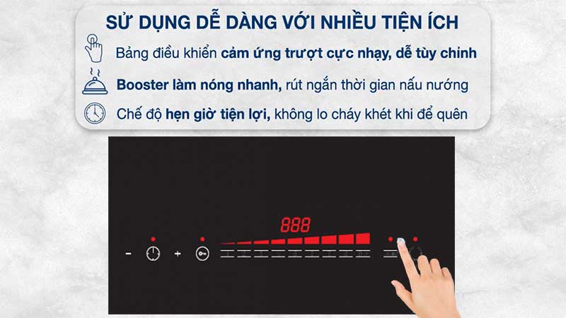 Bếp điện từ đôi Binova BI-1102PLUS - Hàng chính hãng