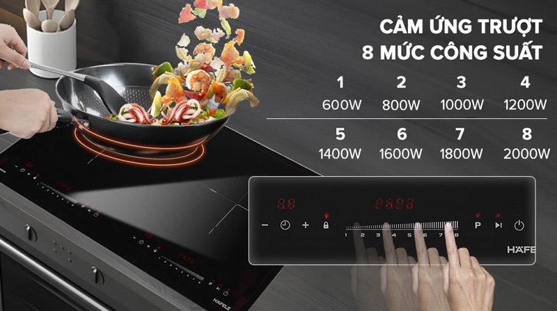 Bếp điện từ 2 vùng nấu Hafele HC-I2732A/ 536.61.726 - Hàng chính hãng