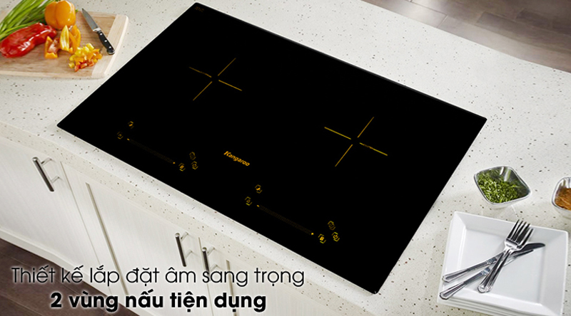 Bếp điện từ đôi Kangaroo KG856I  - Hàng chính hãng